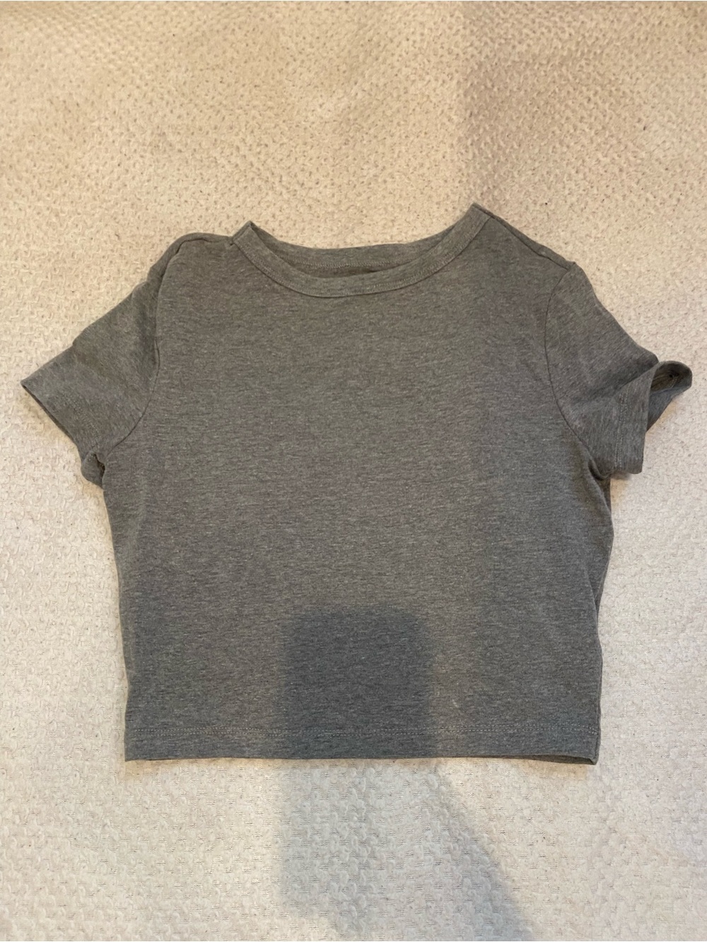 wild fable Heather Grey Women's Crop Tee